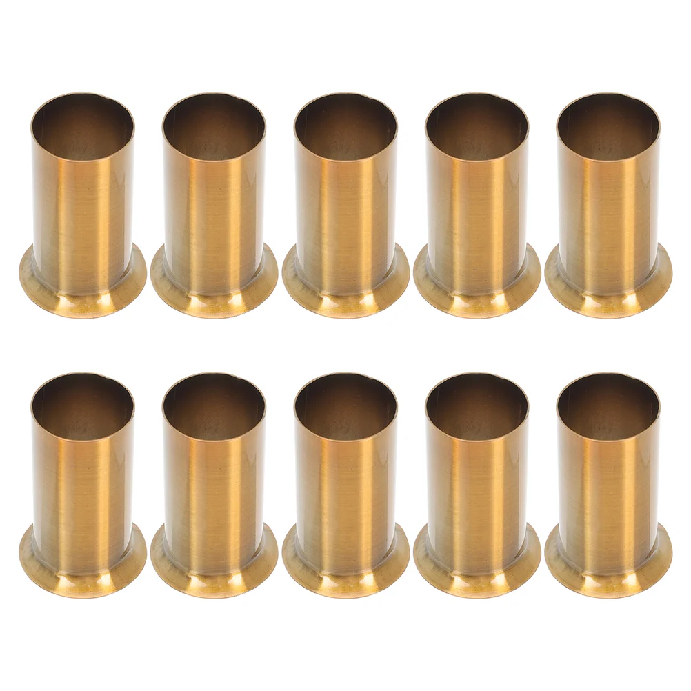 

10 Pcs Chandelier Casing Lamp Base Sleeve Cover Bulb Flanging Holder Tube Crystal Parts Accessories Lighting Hanging
