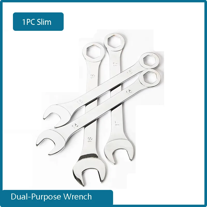

1PC Slim Combo Spanner - Car Repair & Household Mini Wrench