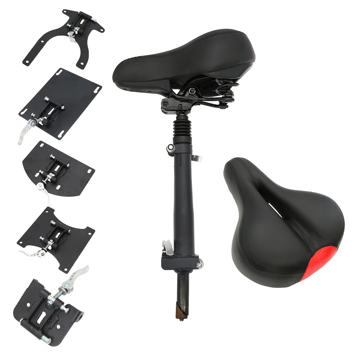 

10 inch Shock Seat Post Black Silver Seatpos Seat Repair Accessories Electric Scooter Parts