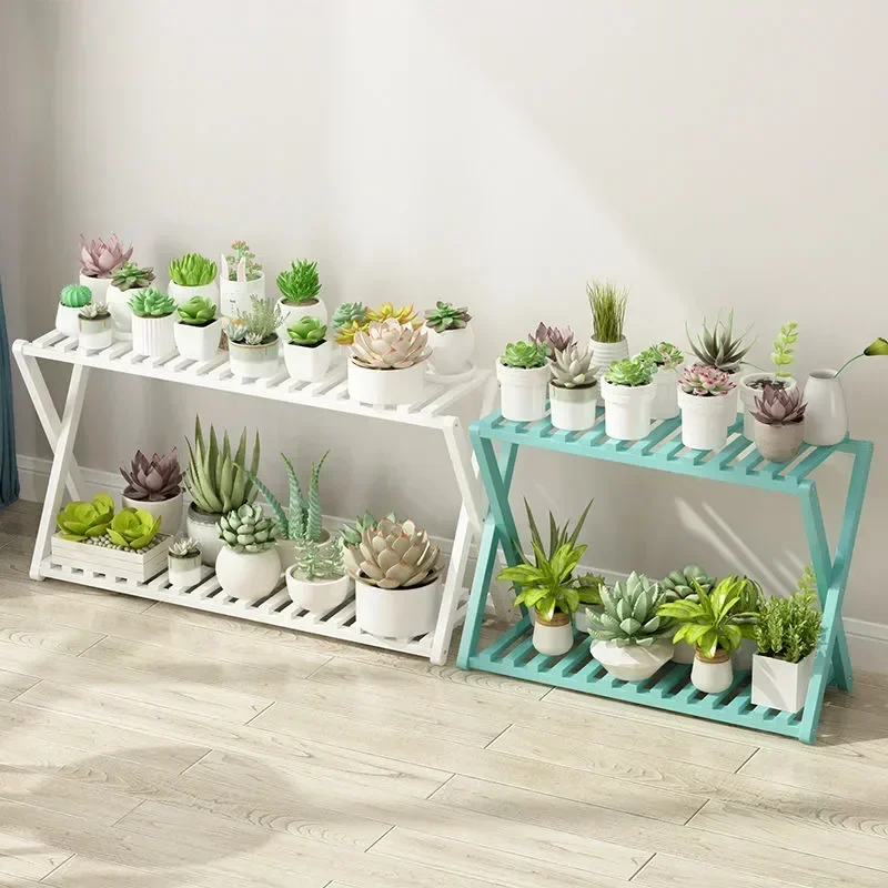 Multilayer Flower Holder Pots plant stand,wooden flower shelf Wooden Flowerpot Organizer Plant Stand Living Room Balcony Stand Display Shelf Outdoor Furniture