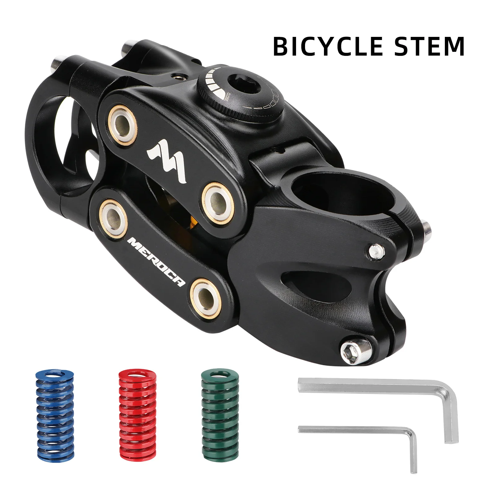 

MEROCA Suspension Mtb Stem 31 8 Shock-Absorbing Bike Handlebar Stem for Road Gravel Hybrid and E-Bikes Damper Stem Bicycle Parts