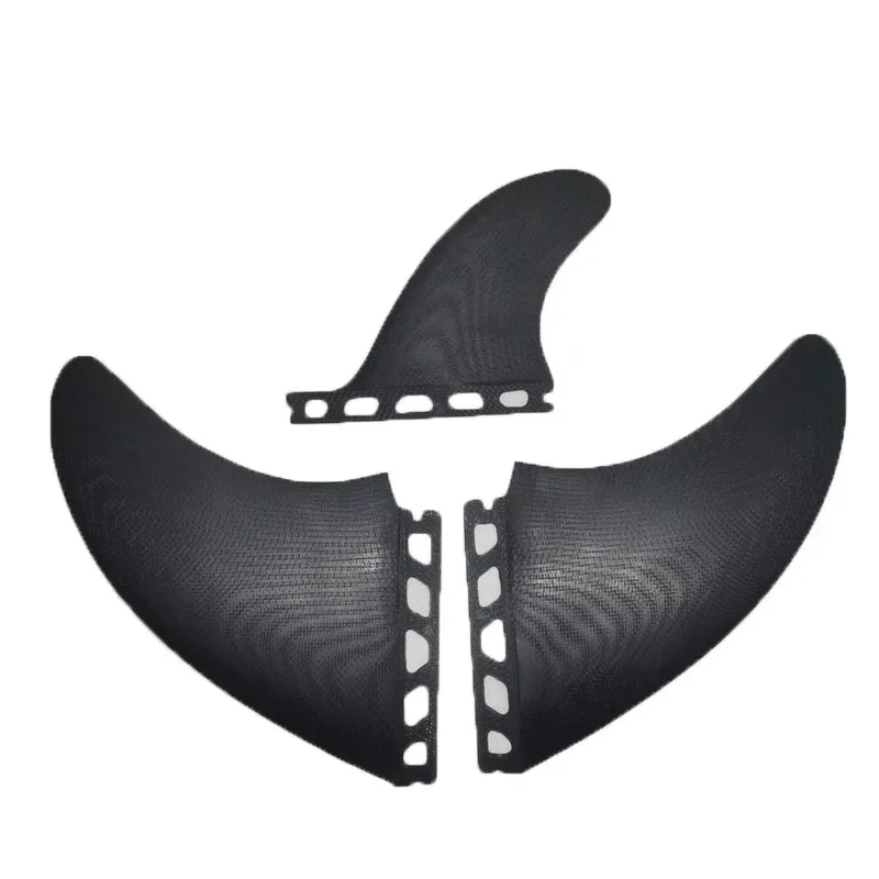 BiLong Futures AMT/ Side Twin + MR Stabilizer Fiberglass Performance Glass Tri Fin Set Surfboard Fins 3pcs Set Quilhas Surf Fin