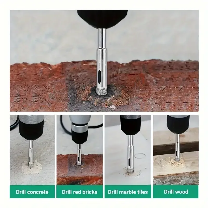 Punte Diamantate Per Trapano Seghetto Per Placcatura Set Da - Foto 2