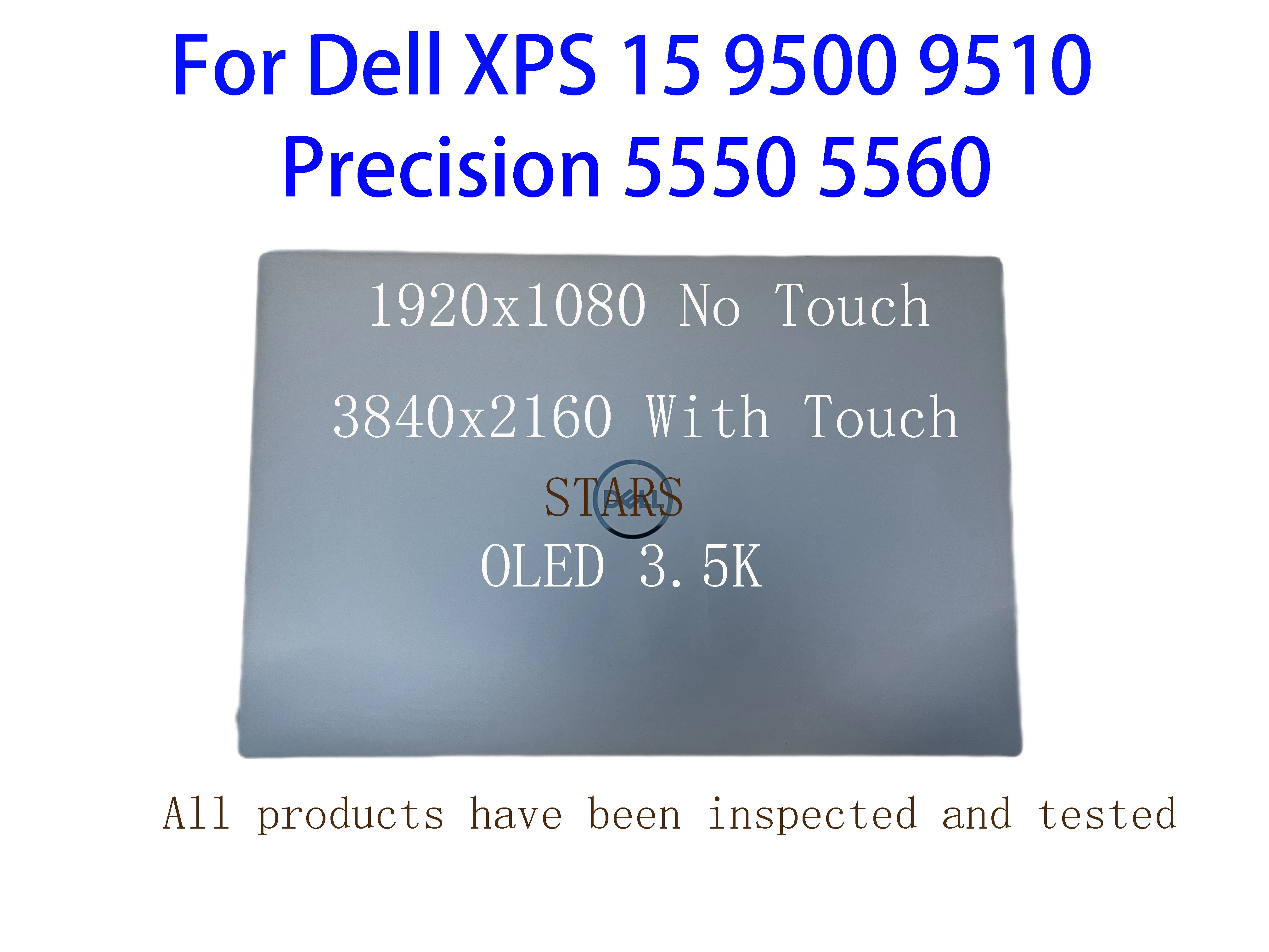 Dell XPS 15 15.6 9500 Precision 9510 5550 P91F P91F001 P91F002 P91F003 화면 LCD 터치 디스플레이 교체 어셈블리 용 5560 인치