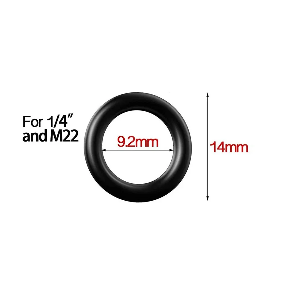 O-Rings 1/4 M22 3/8 O-Rings High Pressure Seal For Pressure Washer Hose Quick Disconnect Connector Tools Yellow 20pcs