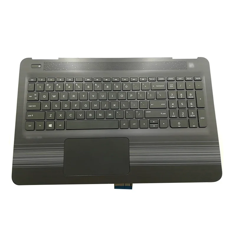 New Genuine PTK for HP 15-AY 15-BA Series Palmrest TouchPad Keyboard Assembly US/FR 855027-DB1 