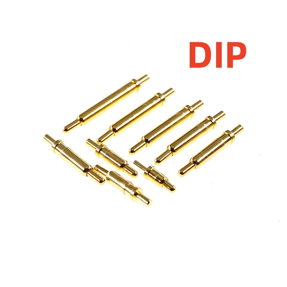 Wire Connector Terminals Wire Connector Electrical Connectors Electrical Connector Cable Connector Pcb Connector 10pcs Spring Loaded Pogo Pin Connector through Holes PCB Height 3 4 5 6 7 8 9 10 11 12 13 14 15 16 18 20.5 mm Flange Single 1A