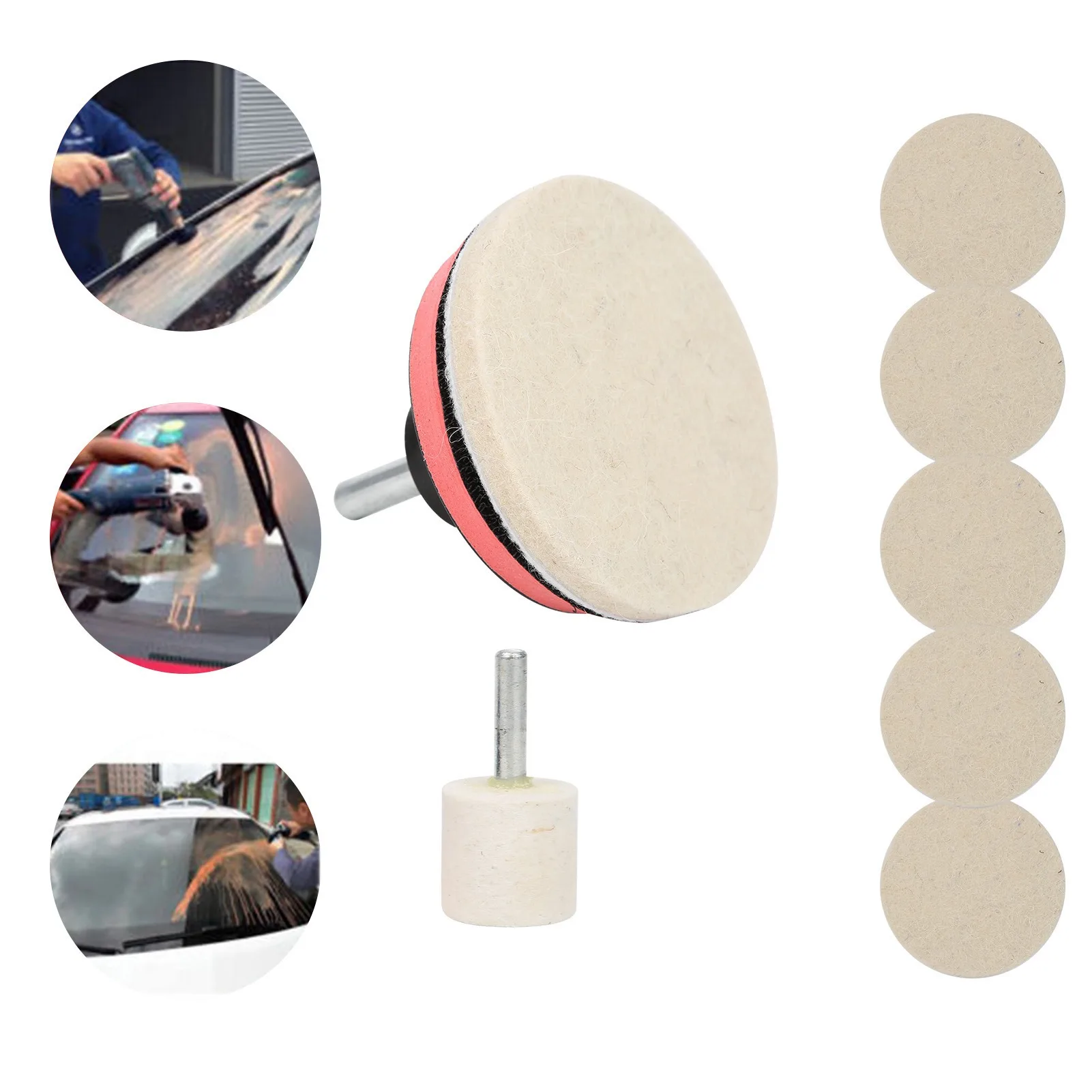 Cerium Oxide Powder Polishing Kit Glass Polishing Kit Soft Material Wide Uses Fine Workmanship Practical Reliable for Glass