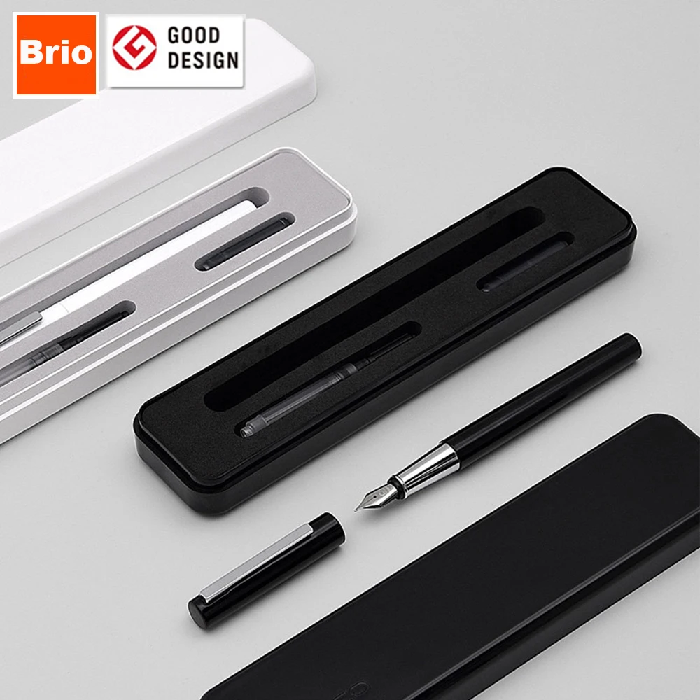 YOUPIN BRIO Fountain Pen 0.3mm EF Nib stainless steel Metal Inking Pen for Writing Signing fountain pen