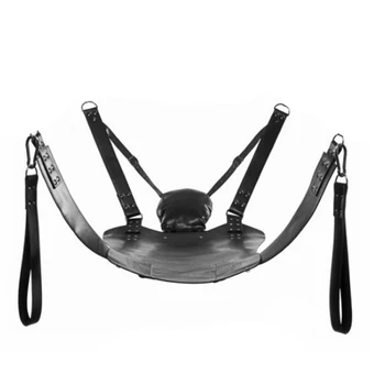 Super Load-Bearing Leather Swing Sex Hammock Sling Chair Bed Hammock With Pillow Adult Games Sex Toys For Couple Sexy Posture 5