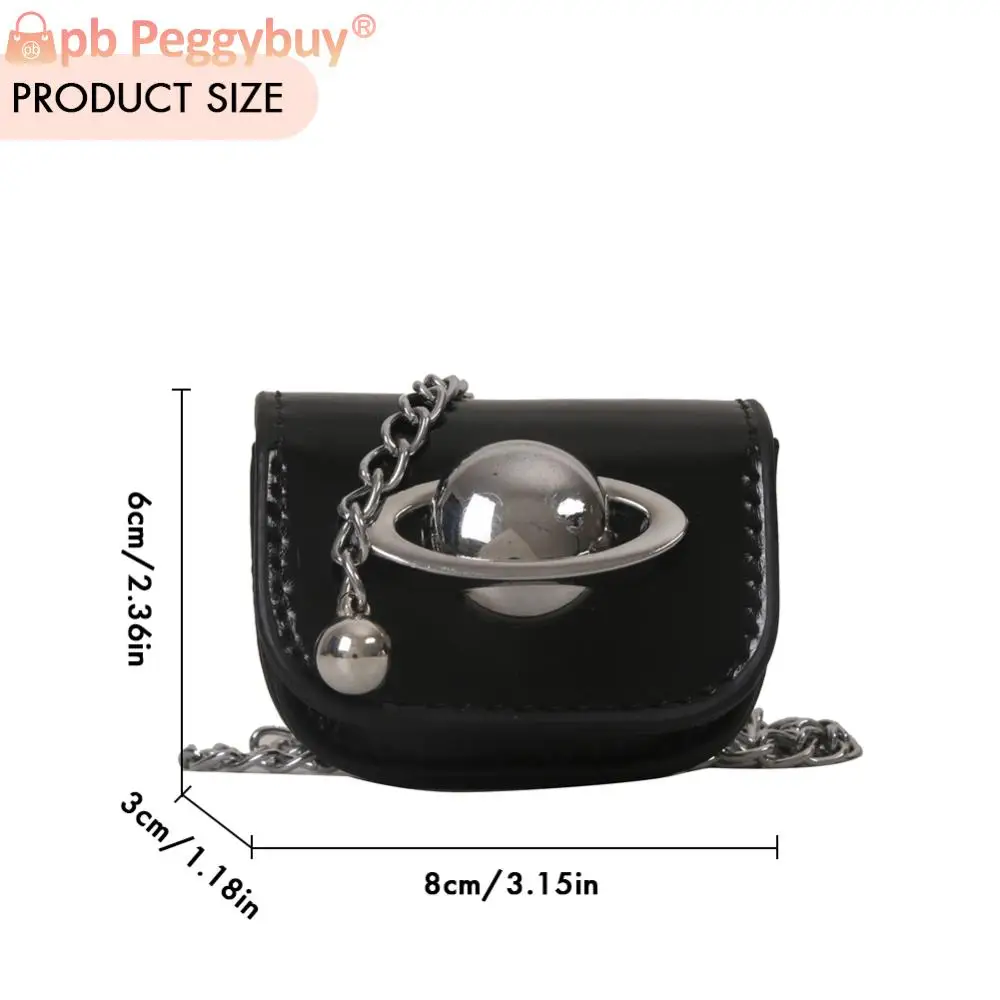 Women Mini Tote Bag Summer Fashion Crossbody Bag Chain Decor Shoulder