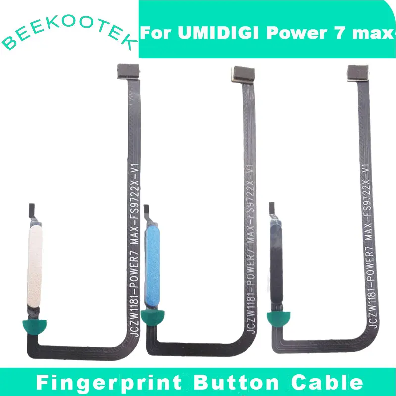 

Новые оригинальные компоненты кнопки отпечатков пальцев UMIDIGI POWER 7 MAX, сенсорный гибкий кабель, ремонтные аксессуары для телефона UMIDIGI Power max