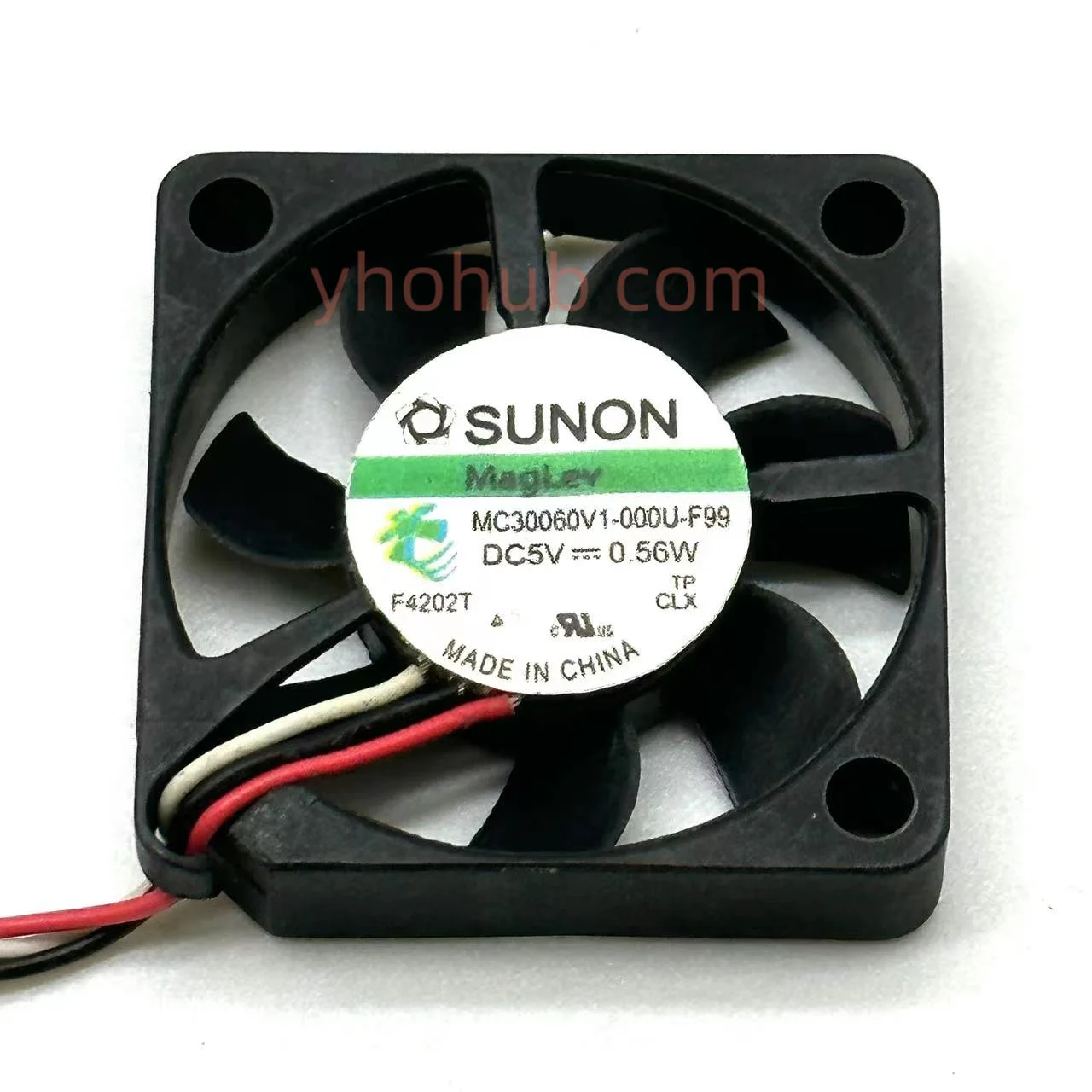 

SUNON MC30060V1-000U-F99 DC 5V 0,56 W 30x30x6mm 3-проводной Вентилятор охлаждения сервера