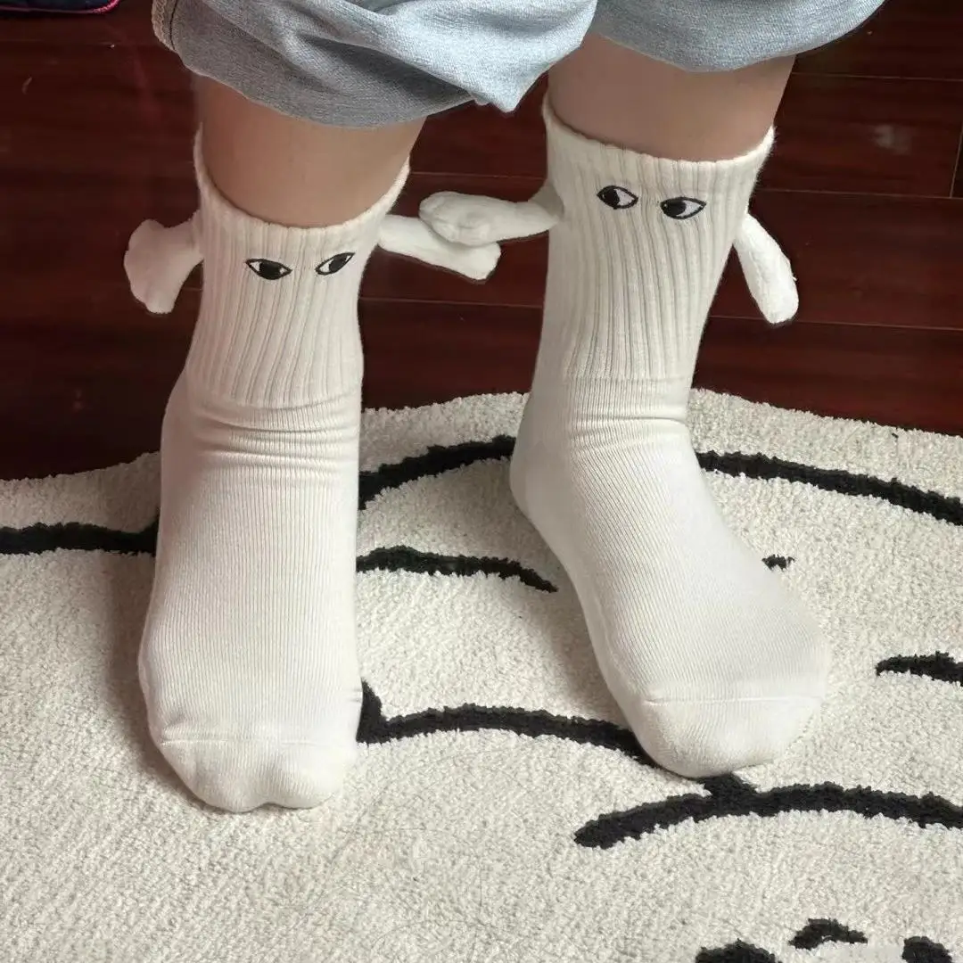 

Magnetic Suction Hand In Hand Couple Socks Cartoon Lovely Breathable Comfortable Socks For Women Holding Hands Sock