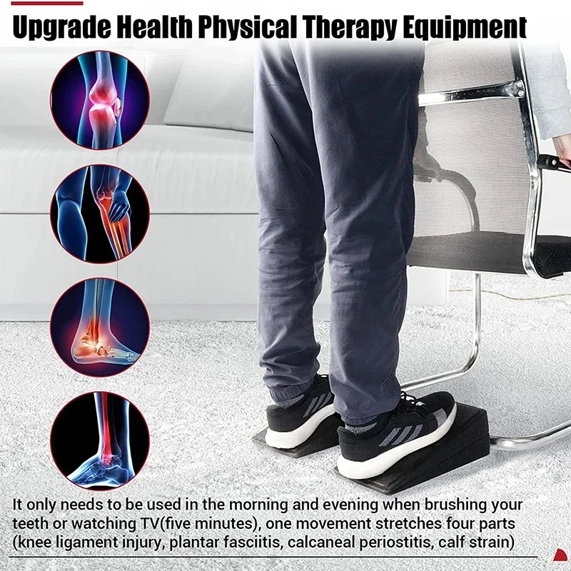 

Yoga Board Foot Adjustable Exercise For Gym Squat Fitness Bricks Non-slip Wedge 3pcs/set Stretcher Slant Accessories Blocks