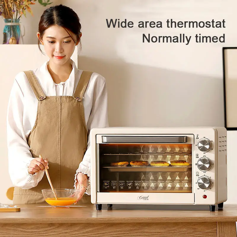 Mini-oven 20L Multifunctional Household Electric Oven Timing Baking Roaster  Grill Cake Pizza Breakfast Baking Machine