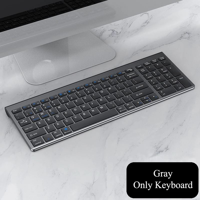 best pc gaming keyboard Wireless Bluetooth Keyboard Three-mode Silent Full-size Keyboard and Mouse Combo Set for Notebook Laptop Desktop PC Tablet computer keyboard for android mobile Keyboards