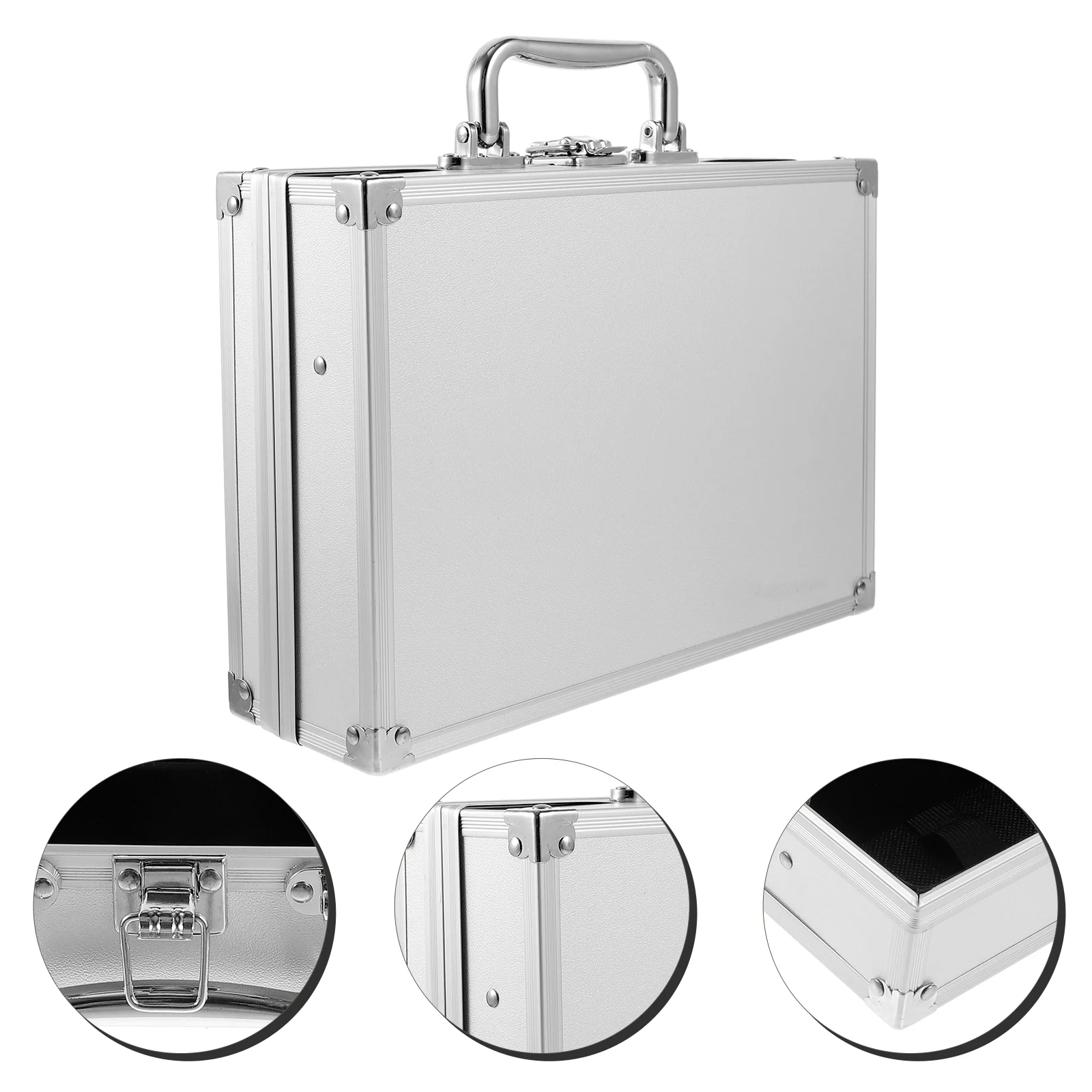 

Portable Workstation Briefcase Instrument Storage Box Looking for Locking Toolbox Aluminum Alloy Cases Man