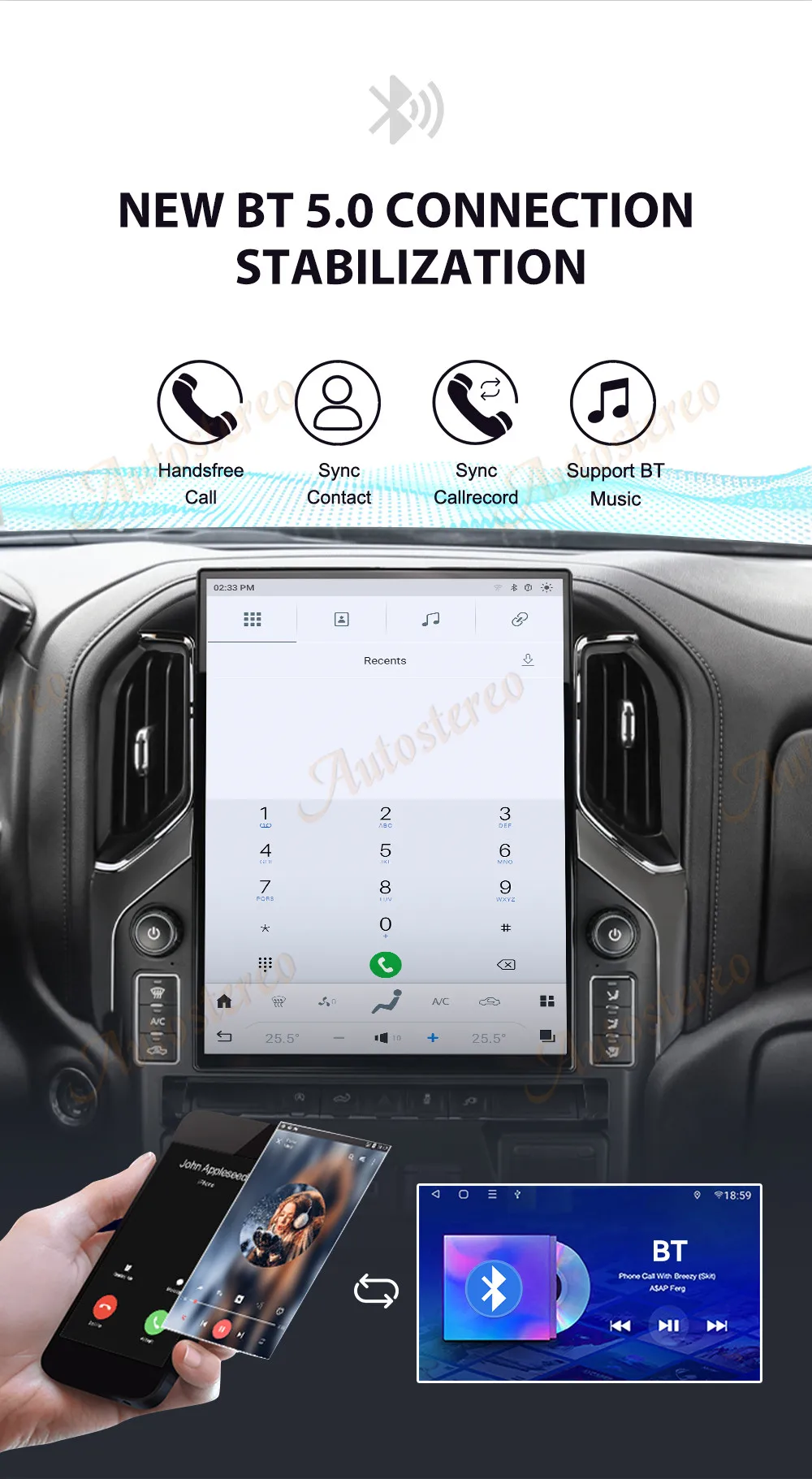 15.6 Android 13 Car Radio for GMC Sierra Denali Silverado 2019 2020 2021 2022 20