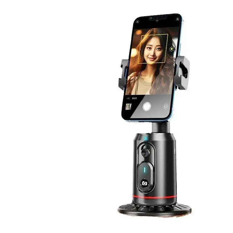 FGCLSY 360&deg; Rotation Gimbal Stabilizer Selfie Stick Desktop Face Tracking Gimbal with Remote Shutter Holder for Smartphone Live camera gimbal stabilizer,phone stabilizer selfie stick