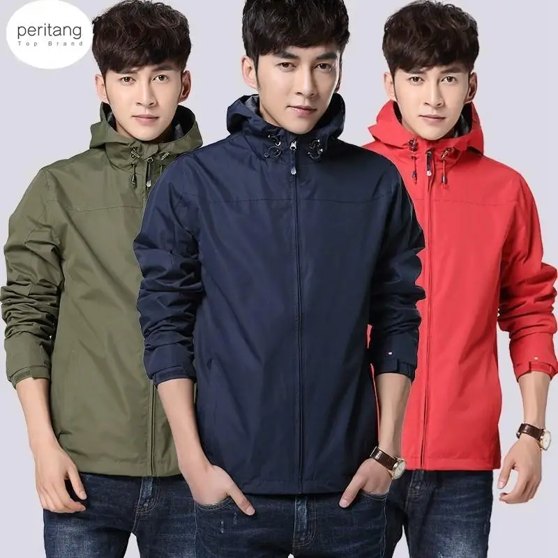 

Men's Glennaker Lake Rain Hooded Waterproof And Breathable Trench Men Mens Spring Autumn ArmyGreen Jackets And Coats