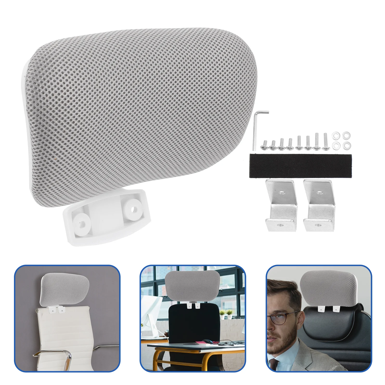 

Office Chair Headrest Neck Protection Supply Work Pillow Simple Desk Retrofit Comfortable Sponge Pillows Lift Adjustable