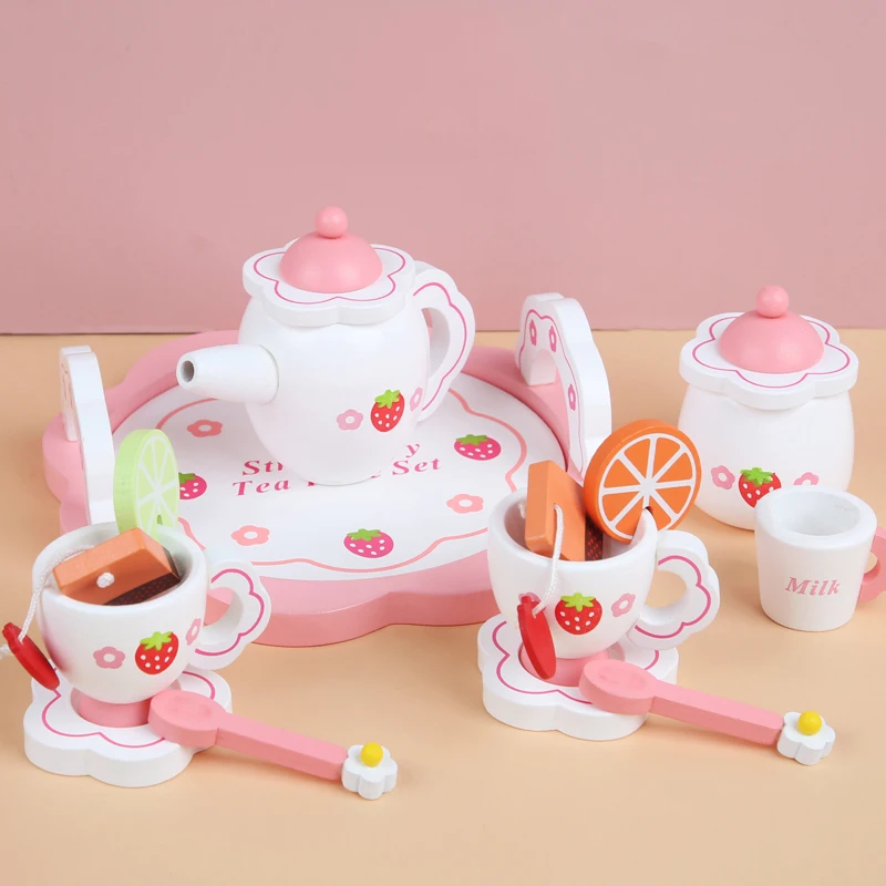 Toy Tea Set - Wooden 3