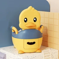 Children's Pot 1-6 Years Old Upgraded Cute Duck Baby Toilet Seat Baby Potty Portable Stool Boys & Girls Safe Trainer Seat WC 1