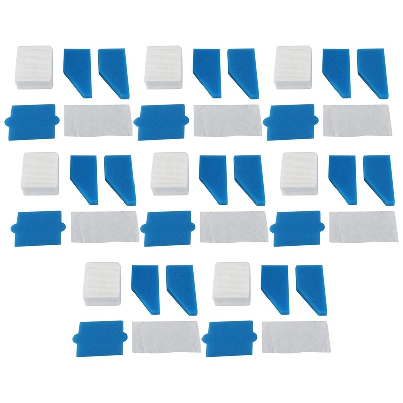 Set Filtri 40X Adatto Per Aspirapolvere Thomas Aqua + Parquet X8 Multi Pulito, Aqua + Pet & Family