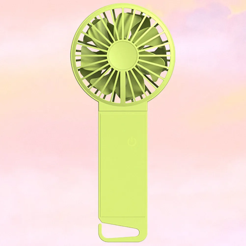 휴대용 접이식 USB 팬, 가정, 매장, 사무실, 야외용 미니 휴대용 무소음 팬, 가벼운 ABS 금속 소재, 간편 휴대용 걸이 포함