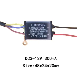 High - Performance Waterproof LED Driver Power Supply for Floodlight DIY Projects (1 - 3W)