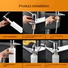 Stainless Steel Sink Soap Dispenser Liquid Soap Bottle Manually Pressing Soap Lotion Dispenser Kitchen Accessories 350ml 3