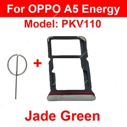 Energy Sim Card Tray Holder Slot Reader Adapter Replacement Repair Parts (A5 Energy - Jade Green)
