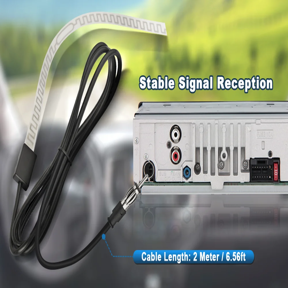 Car Stereo Hidden AM FM Radio Antenna for Vehicle Truck SUV