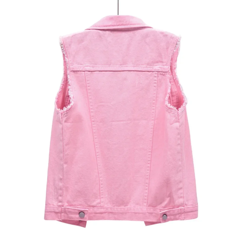 Sleeveless Vest Denim Vest for Women Jacket Spring Streetwear Women Clothing Autumn Coats Fashion Clothes Casual Vintage Elegant Sleeveless fashionable vests,sleeveless vests,sleeveless vest