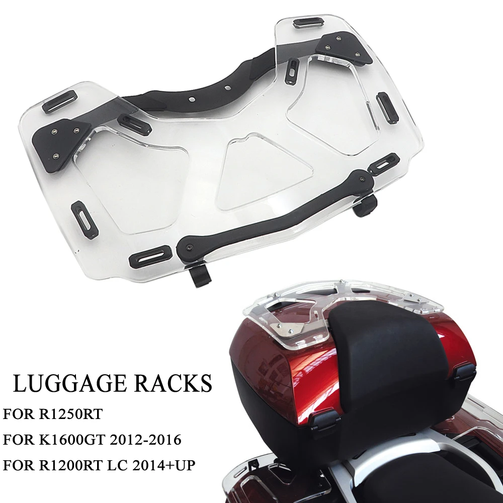 FOR BMW K1600GT 2012-2016 R1200RT LC R1250RT Railing Luggage Railing New Motorcycle Luggage Rack On Topcase Transparent