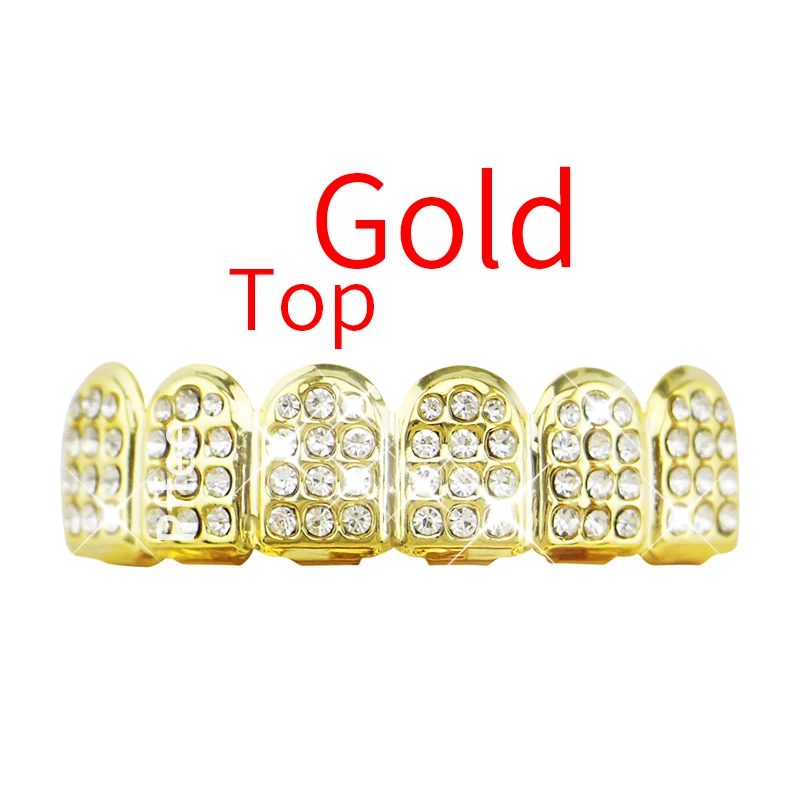 Dr.Lefran Hip Hop Gold Dents Grillz, Dent pour la Bouche en Bas