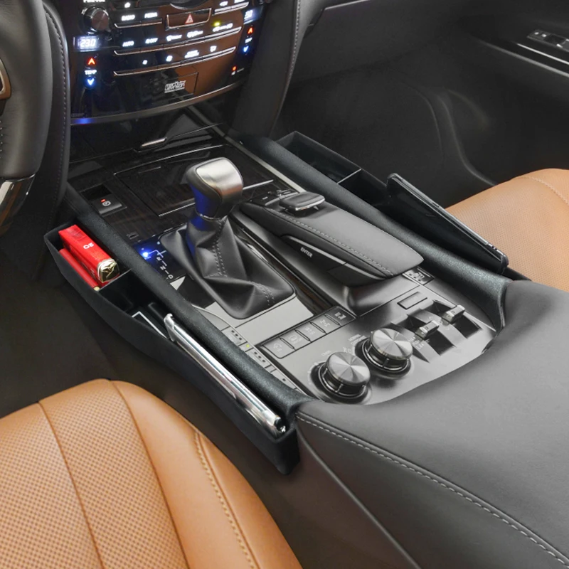2008-2022 For Lexus LX570 시트 갭 보관함 중앙 제어 워터 컵 다기능 인테리어 장식 수정 액세서리 2021 2020 2019 2018 2017 2016 2015 2014 2013 2012 2011 2010 2009 