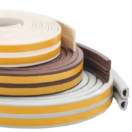 Indoor window seal strip Self Adhesive Foam Window Seal Strip For Doors And Windows Weatherstrip Gap Blocker 1 Roll