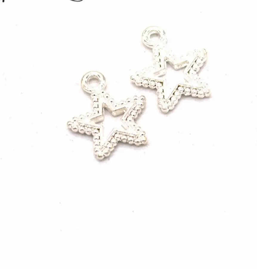 400pcs Charms Star Pentagram 17x15mm Handmade Pendant Making fit,Vintage TibetanBronze,DIY For Bracelet Necklace F0073