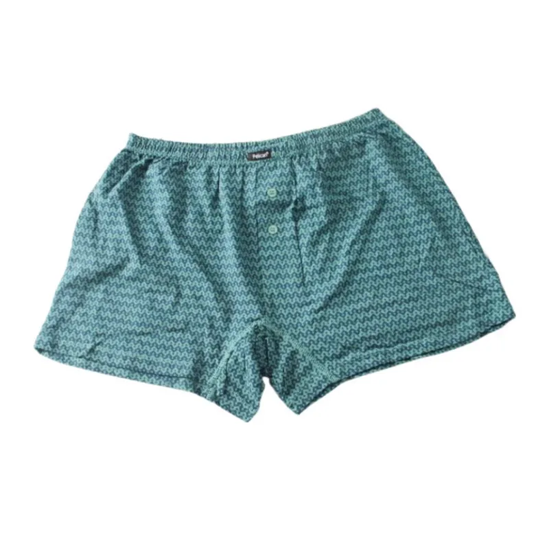 Summer Underwear Shorts For Men Cotton Loose Middle Waist Pajama Pants Sleep Bottoms