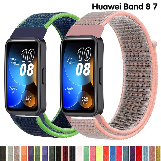 Bracelet for Huawei Band 8 Strap Nylon Sport Loop Watch Belt Pulsera correa  Smart Watch Accessories for Huawei Band8 Wristband - AliExpress