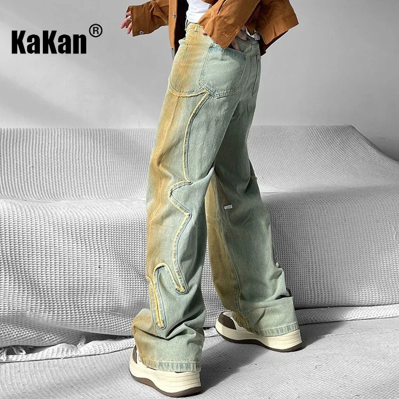 Мужские винтажные джинсы Kakan