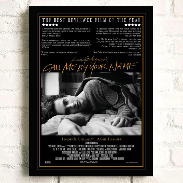 Classic Movie Call Me By Your Name Poster Wallpaper Wall Art Home Decor Living Room Decoration Wall Canvas Painting Picture Aliexpress