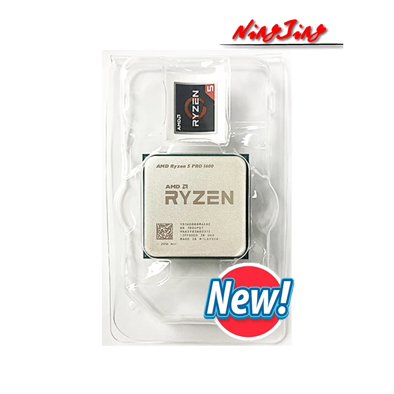 AMD Ryzen 5 PRO 1600 Новый R5 3 2 ГГц шестиядерный процессор YD160BBBM6IAE разъем AM4 | Компьютеры и
