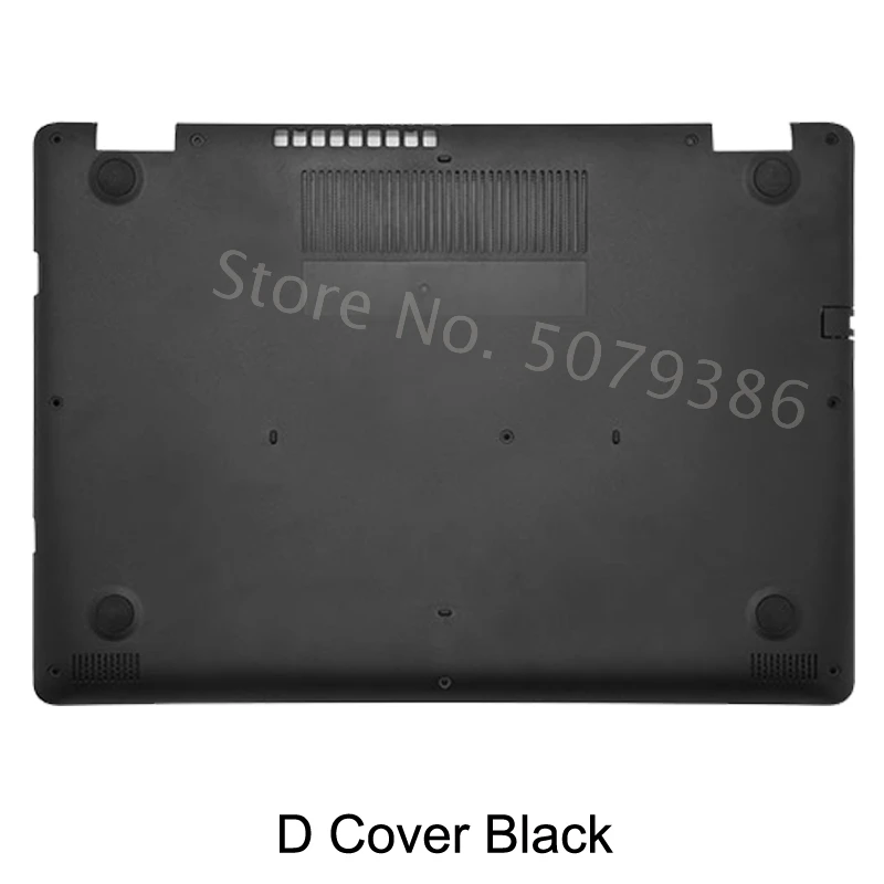 LCD 후면 뚜껑 후면 상단 커버, 전면 베젤 팜레스트 상단 하단 케이스 하우징, 델 래티튜드 3490 L3490 E3490 P89G 용 블랙