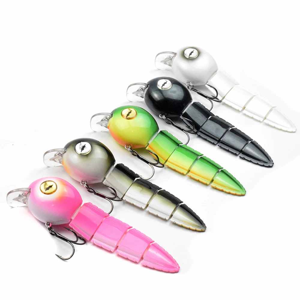 Set Of 6 Lightweight Tadpole Soft Baits Ideal For Various Water