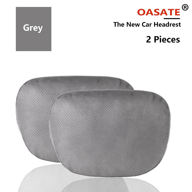 thumbnail image 1 of OASATE - Almohada para reposacabezas de coche 2.0, soporte para el cuello, asiento de coche, diseño Maybach, clase S, suave, universal, ajustable, para el cuello y la cintura, 1 of 5