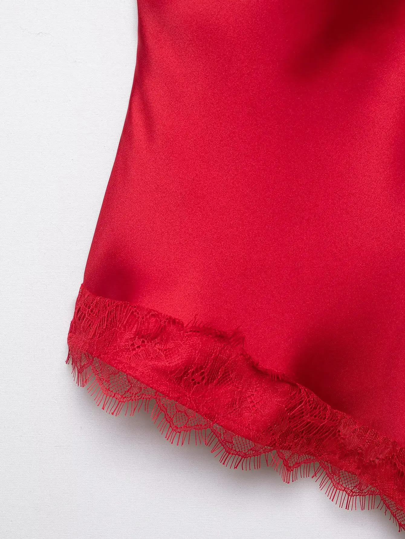 HH 2026 Damen Sommer Neu Sexy Ärmellos Rückenfrei Patchwork Spitze Unregelmäßiges Kurzes Top Frauen Neckholder-Oberteil Party-Tops Mujer – Detail 10