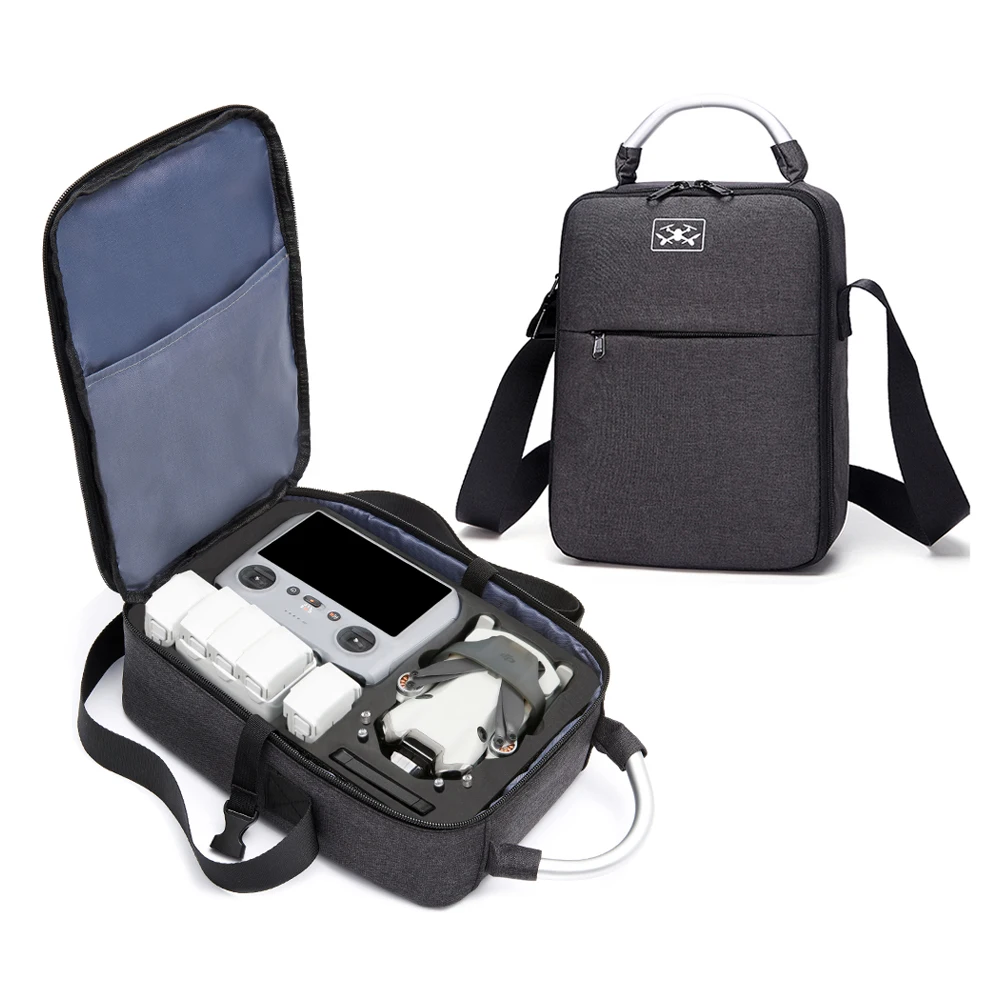 Protable Carrying Case Mini 4 Drone Battery Storage Bag Remote Comtroller Handbag Shockproof For DJI Mini 4 Pro Accessories